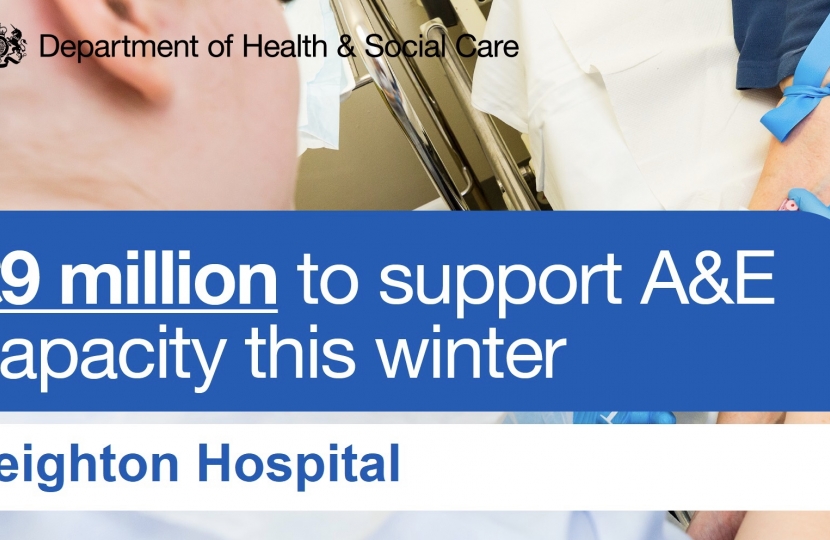 £9m funding for A&E Winter 2020