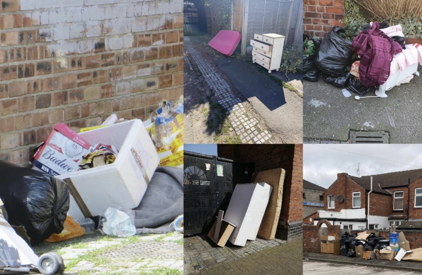 Crewe Fly Tipping 2021
