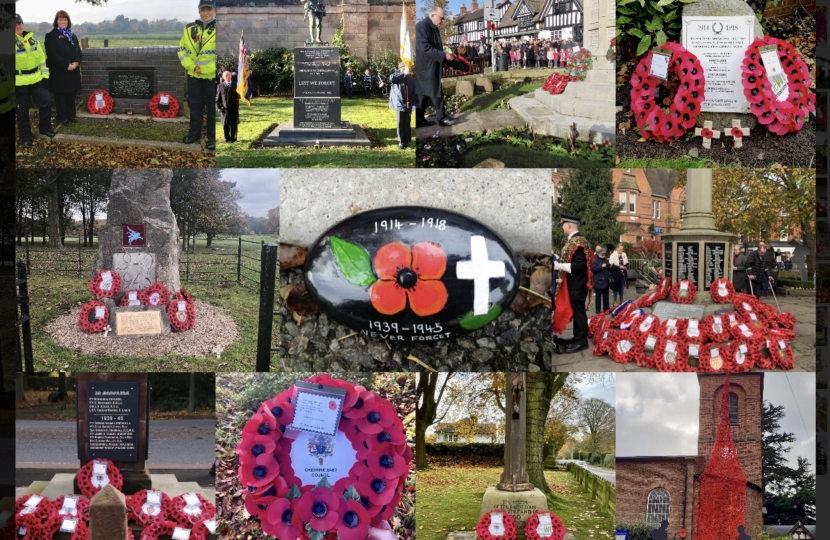 Remembrance Day, Cheshire East 2021